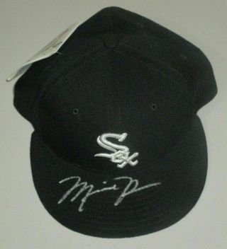 Michael Jordan Signed Autograph Chicago White Sox Hat Uda Hologram Jsa