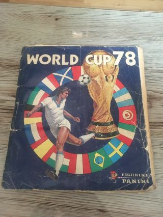 World Cup Panini Sticker Album Argentina 78,  100 Complete,
