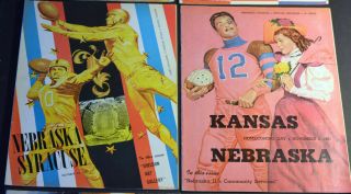 1961 Nebraska Cornhuskers Vintage Football Program EX - Complete Set of 6 3