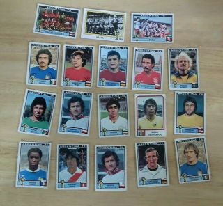 Panini World Cup Argentina 78 Stickers x 62 & WC78 1978 Rare 2