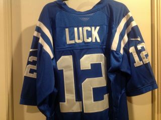 Indianapolis Colts NFL style Jersey Andrew Luck 12 5