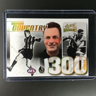 2019 Select Dominance Gordon Coventry Case Card 300 Games 32