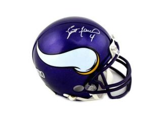 Brett Favre Signed Minnesota Vikings Riddell Mini Helmet
