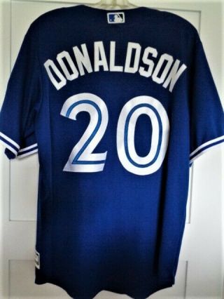 Josh Donaldson Toronto Blue Jays Jersey Sewn 2016 40th Anniversary Season L