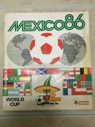 Mexico 86 World Cup Panini Sticker Album (100 Complete),  In