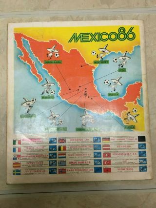 MEXICO 86 WORLD CUP PANINI STICKER ALBUM (100 COMPLETE),  IN 2