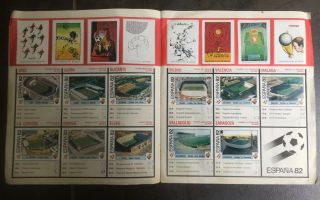 PANINI Espana 82 (1982) World Cup Sticker ALBUM 100 COMPLETE Good 4