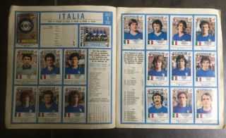 PANINI Espana 82 (1982) World Cup Sticker ALBUM 100 COMPLETE Good 5