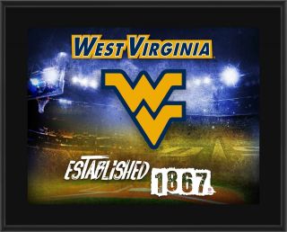 West Virginia Mountaineers 10.  5x13 Sublimated Horizontal Team Plaque - Fanatics