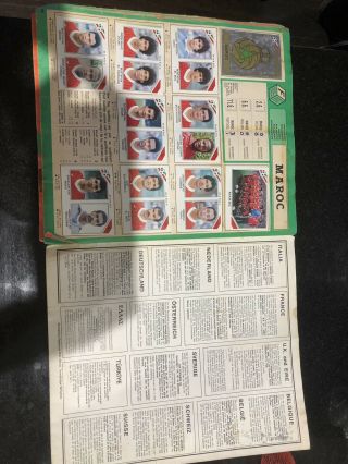 Panini Mexico 86 World Cup 1986 Football Sticker Album 100 Complete 6