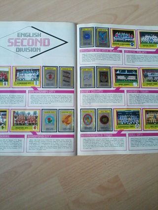 FOOTBALL 87 ALBUM BY PANINI 100 COMPLETE 6