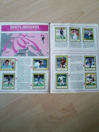 FOOTBALL 87 ALBUM BY PANINI 100 COMPLETE 7