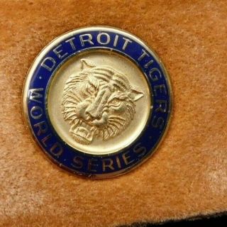 Rare 1968 Detroit Tigers World Series Press Pin Balford Tigers Stadium