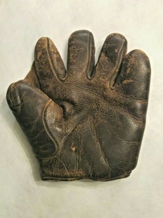 Circa 1900,  A.  J.  Reach Tanned Leather Right Handed Fielders Glove