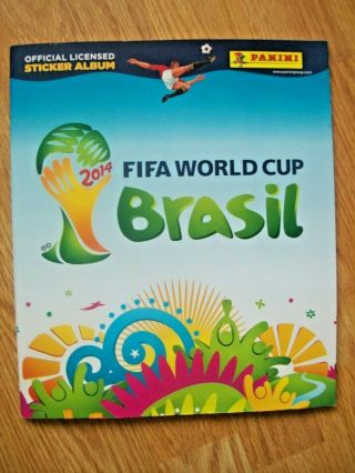 Panini Brasil/brazil 2014 World Cup Album,  Complete,