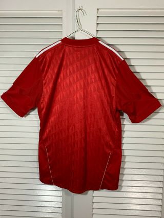 SIZE L LIVERPOOL 2011/2012 HOME FOOTBALL SHIRT JERSEY ADIDAS ADULT LARGE MENS 6
