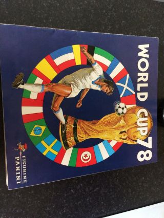 Panini Argentina 1978 World Cup Album Football - 100 Complete