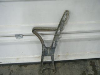 Vintage 1930s Cleveland Municipal Stadium Chair Grandstand Side Irons Seat