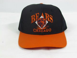 Vintage Chicago Bears Snapback Hat Nfl Football Signatures 90s Ajd