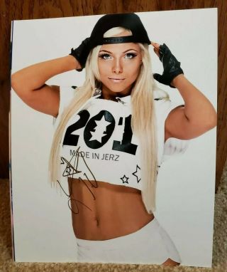 Wwe Liv Morgan Hand Signed Autographed 8 X 10 Photo Picture Proof