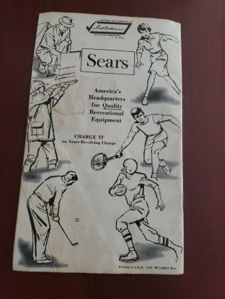 Batting tips from Ted Williams Sears Roebuck booklet 3