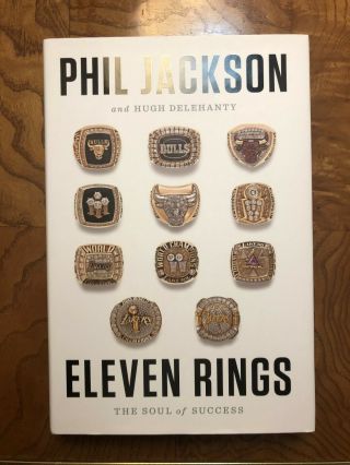 Phil Jackson Eleven Rings Book - Signed