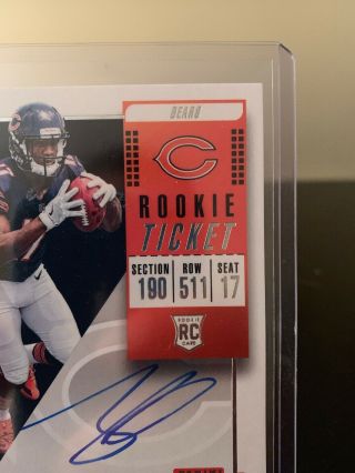 2018 Contenders Anthony Miller On Card Auto Rookie RPS Rookie Ticket Variation 2