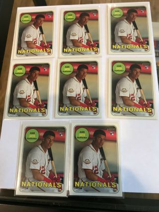(8) 2018 Topps Heritage High Number Juan Soto Rc Nationals