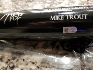 Mike Trout Signed Game Model Old Hickory Bat Angels 3