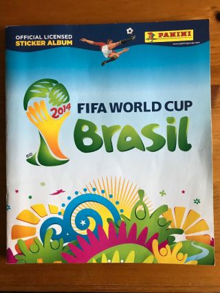 Fifa World Cup Brazil 2014 Panini Sticker Album Complete In