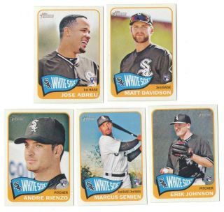 2014 Topps Heritage High Numbers - Chicago White Sox Team Set W/ Jose Abreu Rc