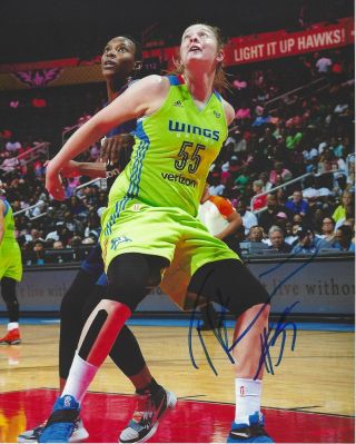 Theresa Plaisance Signed 8 X 10 Photo Dallas Wings Wnba Basketball