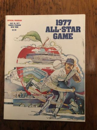Official 1977 Mlb All Star Game Program - Yankee Stadium