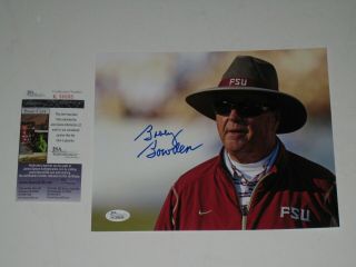 Bobby Bowden Signed Florida State Seminoles 8x10 Photo Jsa K96688 Coach