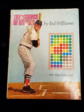 Rare 1971 The Science Of Hitting By Ted Williams,  Boston Red Sox,  Hardcover 1st