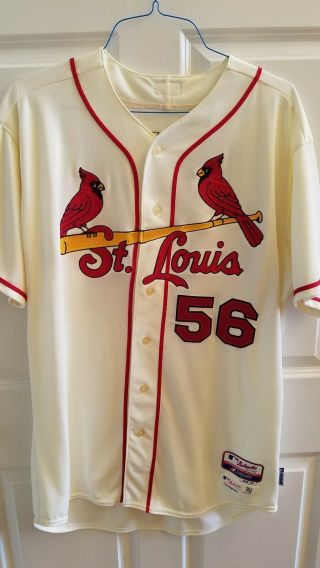 St.  Louis Cardinals 2014 Game Worn/used Issued Butler Jersey