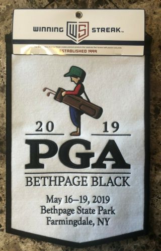 Banner From 2019 Pga Bethpage Black - Measures 12“ X 18“