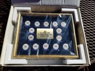 1988 Usa Winter Olympic Team Pin Set (calgary) - Rare