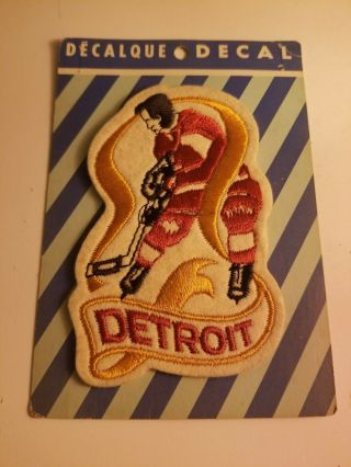 Old Detroit Redwing Sew On Patch Nhl Nrand Old Store Stock