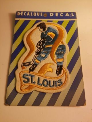 Old St - Louis Blues Sew On Patch Nhl Old Store Stock