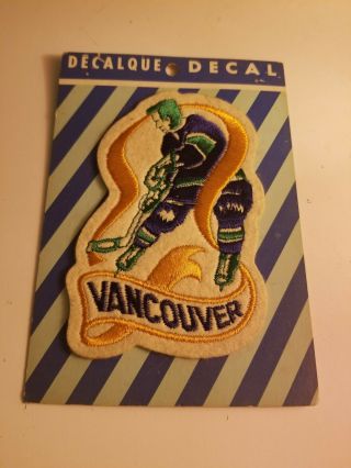 Old Vancouver Canucks Sew On Patch Nhl Old Store Stock