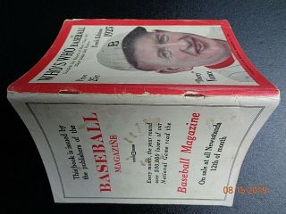 1925 WHO ' S WHO IN BASEBALL BOOK - DAZZY VANCE ON COVER - Orig.  Exc 3