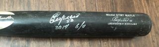 Yoenis Cespedes Game 2014 Uncracked Bat Autograph Signed Mets A 