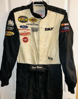 Dave Blaney Driver Nascar Fire Suit Sfi Roush Racing Ford Race Simpson