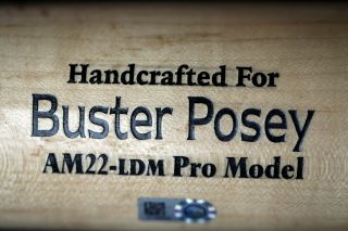 Buster Posey 2018 Giants Game Multiple Hit Bat Mlb Hologram Photomatch