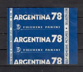 Packet WC Argentina 78,  international version,  full 2