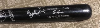 Eric Karros Signed Game Bat Dodgers