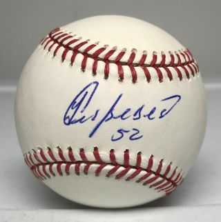 Yoenis Cespedes Signed Baseball Autographed Auto Beckett Bas Mets Tigers