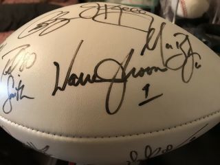 Tom Brady signed Autographed “WITH 12” JSA LOA NFL Football From QB Challenge 3