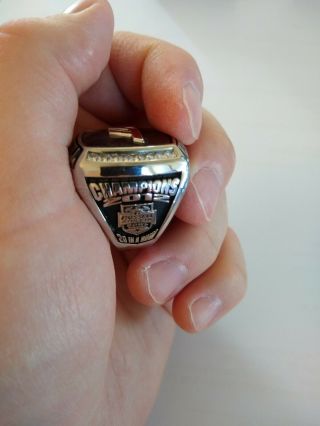 2012 Virginia Tech Hokies Player Championship Ring Russell Athletic Bowl 5